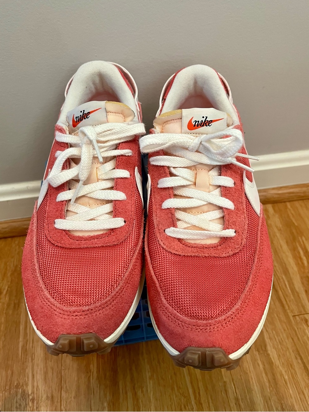 Women’s Nike Waffle Debut Low Ride Sneakers with White Swoosh